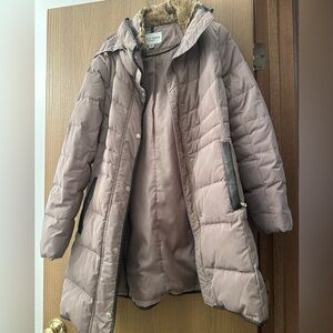 Cole Haan Women's Taupe Puffer Coat